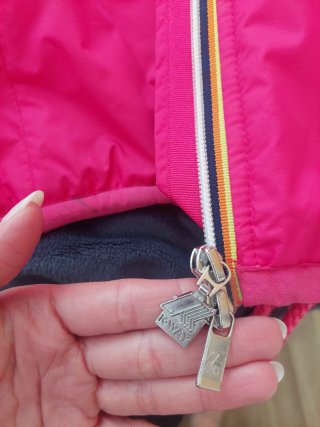 Chaqueta K-Way rosa talla S