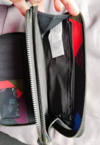 Monedero Ripcurl a cuadros