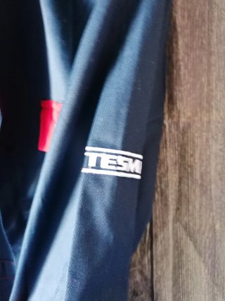 Tuta da lavoro TESMED blu e rossa