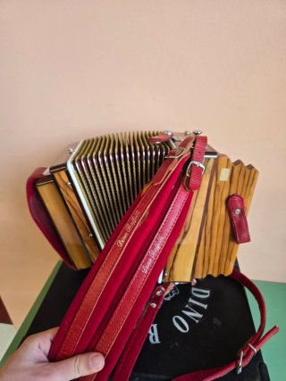 Organetto Dino Baffetti in Ulivo 4 Bassi in Do (C)