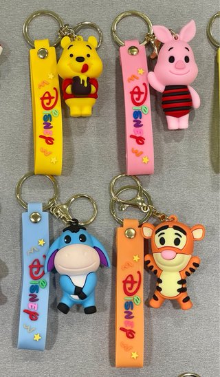 (1) LLAVEROS GOMA PREMIUM (Disney, Anime, Retro..)