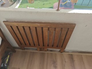 Mesa plegable de madera teca