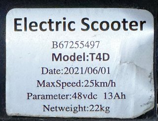 Patinete Eléctrico ZWheel T4D