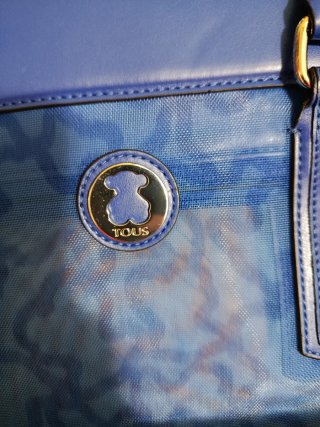 Bolso Tous Azul Eléctrico original