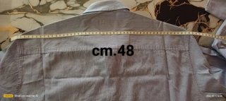 Camicia a righe bianco/azzurro