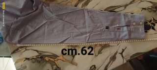 Camicia a righe bianco/azzurro