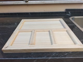 Bandeja para LEGO de madera