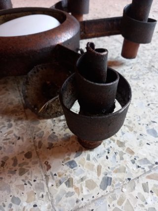 Lámpara de techo antigua para restaurar