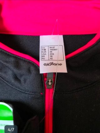 Camisa Kalenji Running Térmica Negra y Rosa