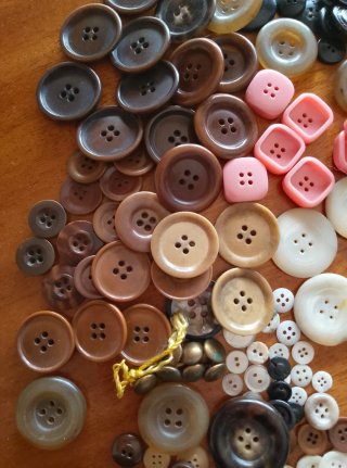 Lote de botones para ropa
