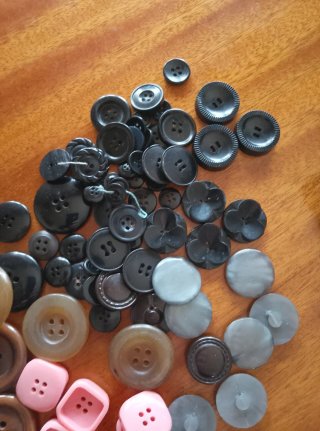 Lote de botones para ropa