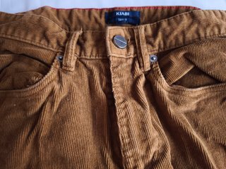 Pantalón Pana Kiabi Marrón Hombre Talla S