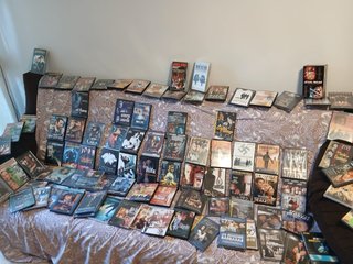 Lote de DvD con 95 peliculas a estrenar.