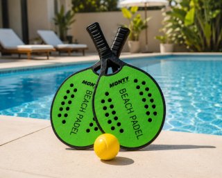 Set Palas Beach Padel Monty + Pelota