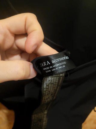 Bañador Negro con Aros Zara Dorados Talla M