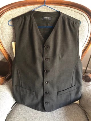 Chaleco de vestir Julio Novoa negro