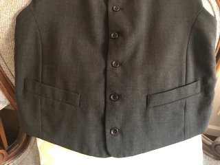 Chaleco de vestir Julio Novoa negro
