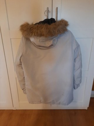 Abrigo Jack & Jones hombre beige y negro talla S