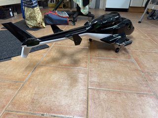 Fuselaje Airwolf para Hirobo Shuttle 30
