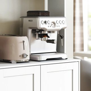 Alacena Cocina Vidrio Blanca