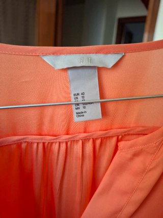 Camicia H&M Arancione Taglia XL