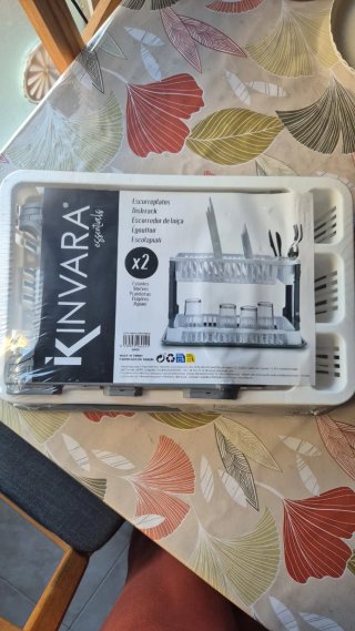 Escurridor de platos KINVARA 2 niveles