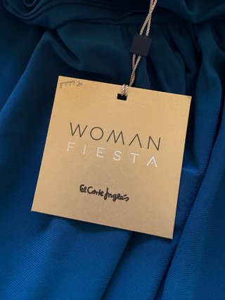 Vestido fiesta El Corte Inglés azul
