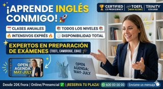 ​Clases particulares de inglés todos los niveles e