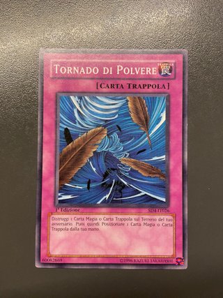 Carta Yu-Gi-Oh! Tornado di Polvere