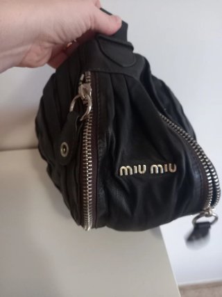 Borsa Miu Miu in pelle marrone