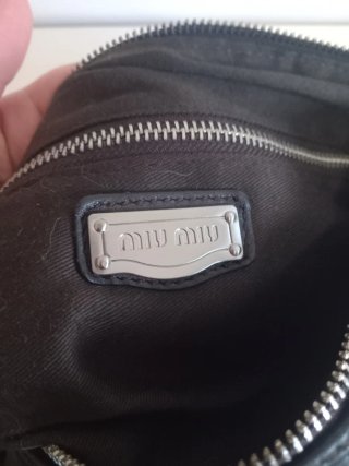 Borsa Miu Miu in pelle marrone