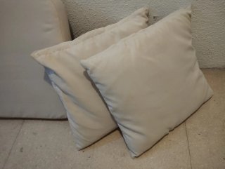 Set di cuscini da esterno beige per giardino