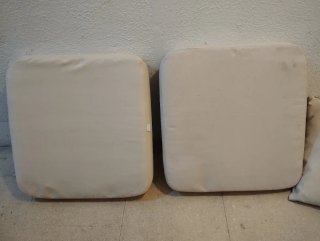 Set di cuscini da esterno beige per giardino