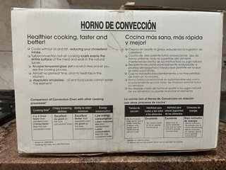 Horno de Convección Halógeno redondo