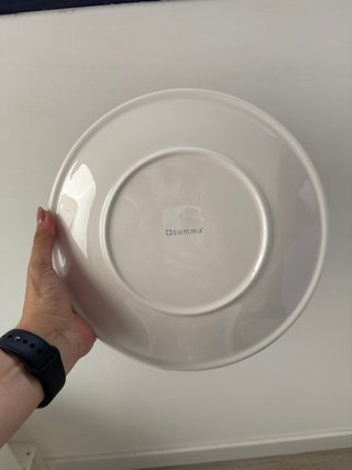 17 Platos Cerámica Summa Marrón/Negro