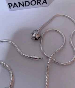 Collar Pandora Corazón Charm Plata,