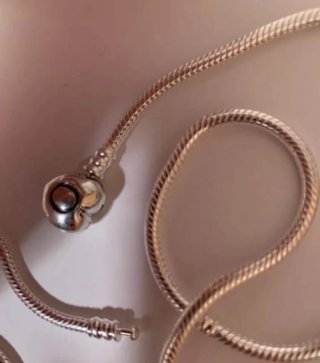 Collar Pandora Corazón Charm Plata,