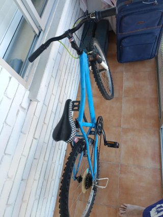 Bicicleta azul