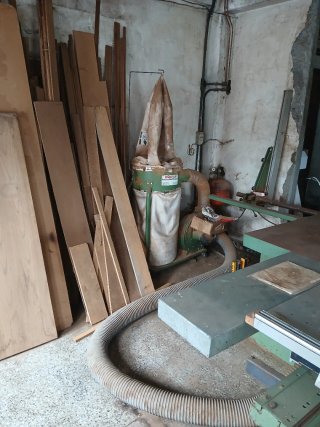 Lote maquinaria taller de carpintería
