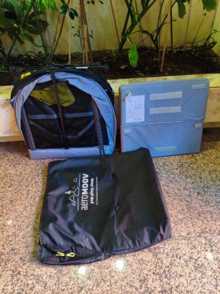 Cuna de viaje AeroMoov instantánea.