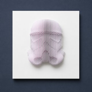 Stormtrooper, quadro in rilievo, Star Wars