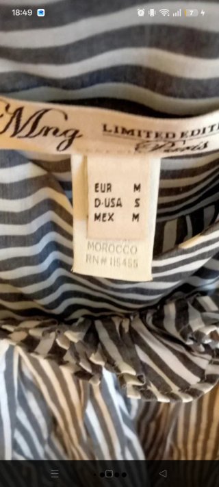 Vestido Mango Rayas Talla M Edición Limitada Paris
