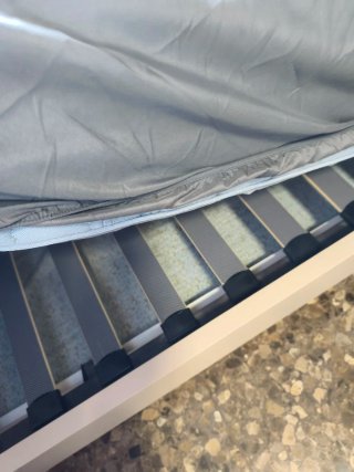 Cama tren juvenil color beige (cashmere) y blanco