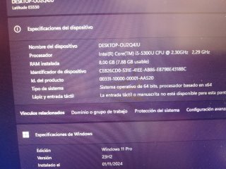 LOT 8 PORTÀTILS DELL CORE I5 VPRO-500 GB-RAM 8GB