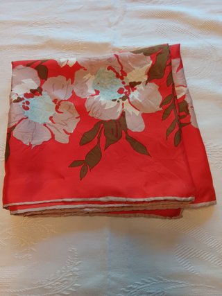 Foulard Pierre Cartier in pura seta rosso