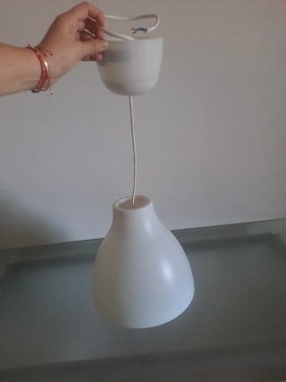 Lámpara de techo IKEA blanca