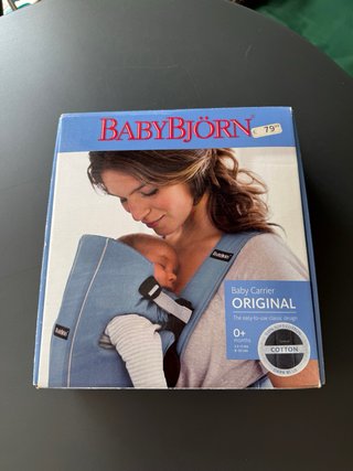Marsupio porta bambini blu BabyBjörn