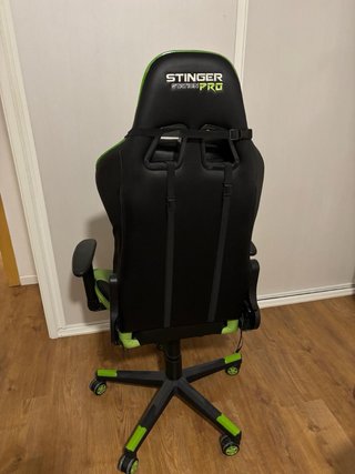 Silla Gaming Stinger Negra y Verde