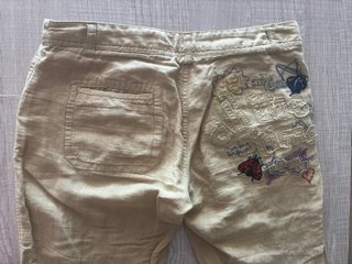 Pantalón Pirata Desigual Beige