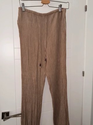 Pantalones Zara Lino Talla M (28)